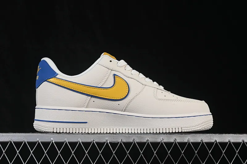 All categories Nk Air Force 1 Air Force series Nk Air Force 1 Low Air Force low-top Nike Air Force 1'07 Low Yellow and blue contrast Air Force 1 low-top casual sneakers FV3694-112